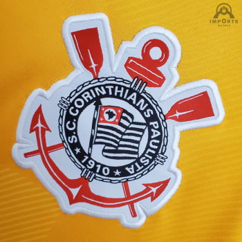 Camisa Corinthians 21/22 Goleiro Amarelo + Personalização Grátis 