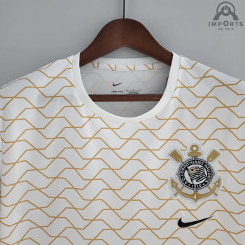 Camisa Corinthians 22/23 Versão Torcedor Pré-Jogo - Branca