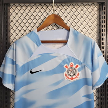 Camisa Corinthians 23/24 Goleiro Azul + Personalização Grátis