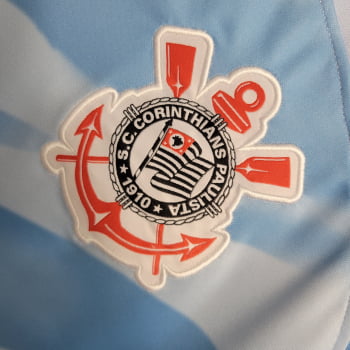 Camisa Corinthians 23/24 Goleiro Azul + Personalização Grátis 