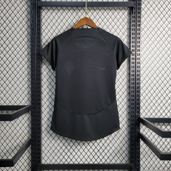 Camisa Corinthians 23/24 Versão Feminina Treino - Preta