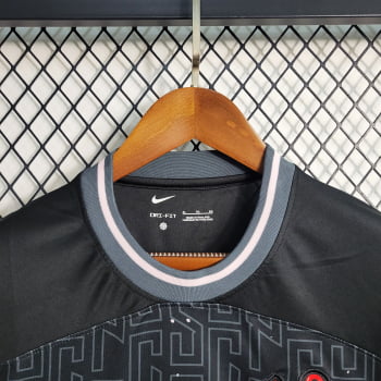 Camisa Corinthians 23/24 Versão Torcedor Ed. Especial Preta + Personalização Grátis 