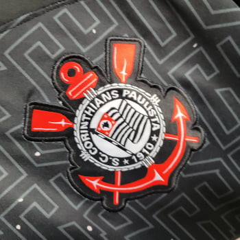 Camisa Corinthians 23/24 Versão Torcedor Ed. Especial Preta + Personalização Grátis 