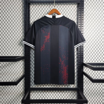 Camisa Corinthians 23/24 Versão Torcedor Ed. Especial Preta/vermelha + Personalização Grátis