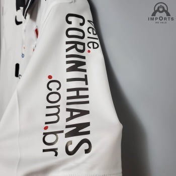 Camisa Corinthians I 20/21 Versão Torcedor Gola Polo + Patrocínios + Personalização Grátis