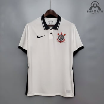 Camisa Corinthians I 20/21 Versão Torcedor Gola Polo + Personalização Grátis Camisa Corinthians I 20/21 Versão Torcedor Gola Polo + Personalização Grátis
