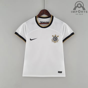 Camisa Corinthians I 22/23 Versão Feminina + Personalização Grátis