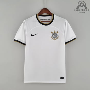 Camisa Corinthians I 22/23 Versão Torcedor + Personalização Grátis Camisa Corinthians I 22/23 Versão Torcedor + Personalização Grátis