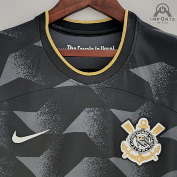 Camisa Corinthians II 22/23 Versão Feminina + Personalização Grátis