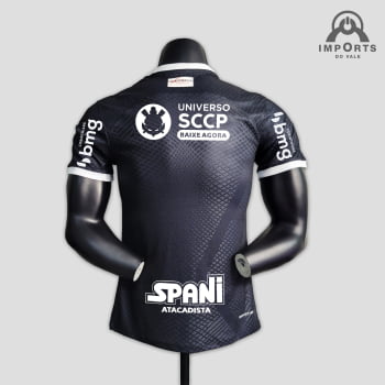 Camisa Corinthians II 23/24 Versão Jogador + Patrocínios + Personalização Grátis Camisa Corinthians II 23/24 Versão Jogador + Patrocínios + Personalização Grátis