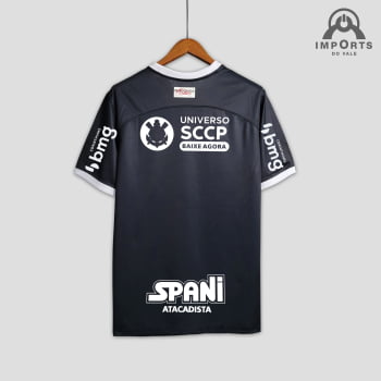 Camisa Corinthians II 23/24 Versão Torcedor + Patrocínios + Personalização Grátis