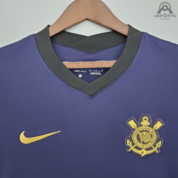 Camisa Corinthians III 21/22 Versão Feminina + Personalização Grátis
