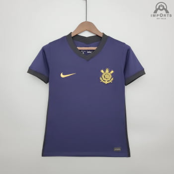 Camisa Corinthians III 21/22 Versão Feminina + Personalização Grátis