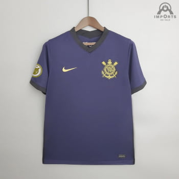 Camisa Corinthians III 21/22 Versão Torcedor + Patrocínios + Personalização Grátis