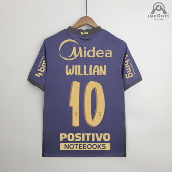 Camisa Corinthians III 21/22 Versão Torcedor + Patrocínios + Personalização Grátis
