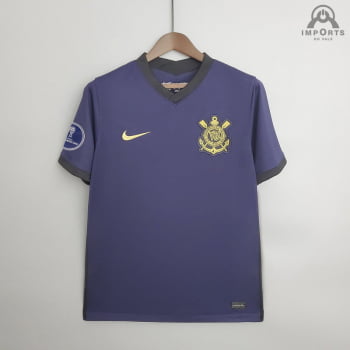 Camisa Corinthians III 21/22 Versão Torcedor + Patrocínios + Personalização Grátis