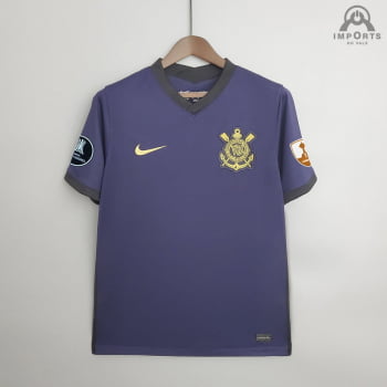 Camisa Corinthians III 21/22 Versão Torcedor + Patrocínios + Personalização Grátis