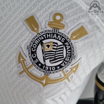 Camisa Corinthians l 22/23 Versão Jogador + Patrocínios + Personalização Grátis Camisa Corinthians l 22/23 Versão Jogador + Patrocínios + Personalização Grátis