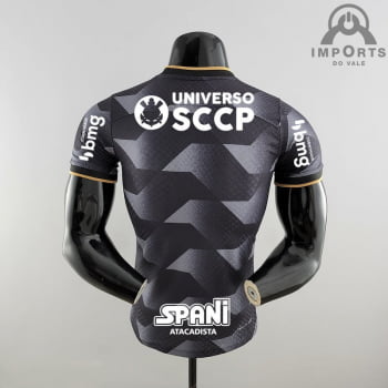 Camisa Corinthians ll 22/23 Versão Jogador + Patrocínios + Personalização Grátis
