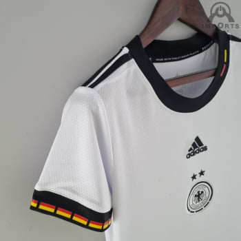 Camisa da Seleção Alemã I 2022 Versão Feminina + Personalização Grátis