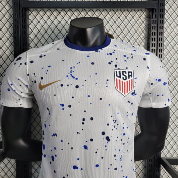 Camisa da Seleção Americana I 2023 Versão Jogador + Personalização Grátis