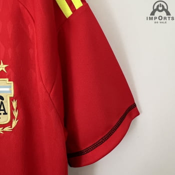 Camisa da Seleção Argentina 2023 Goleiro Vermelha + Personalização Grátis