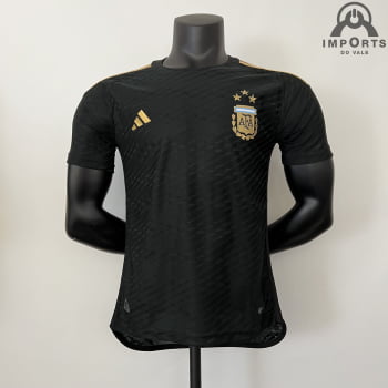 Camisa da Seleção Argentina 2023 Versão Jogador Ed. Especial + Personalização Grátis Camisa da Seleção Argentina 2023 Versão Jogador Ed. Especial + Personalização Grátis
