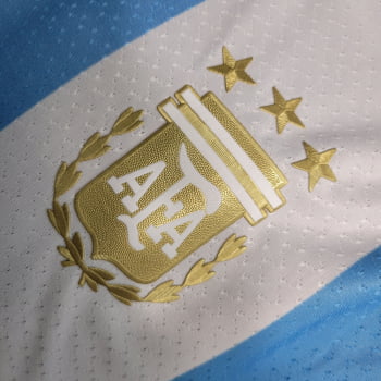Camisa da Seleção Argentina 2023 Versão Jogador + Personalização Grátis Camisa da Seleção Argentina 2023 Versão Jogador + Personalização Grátis