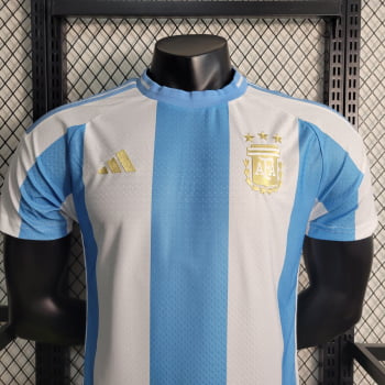 Camisa da Seleção Argentina 2023 Versão Jogador + Personalização Grátis 