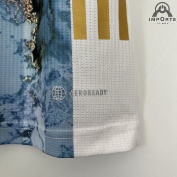 Camisa da Seleção Argentina 2023 Versão Torcedor Ed. Especial Listrada + Personalização Grátis