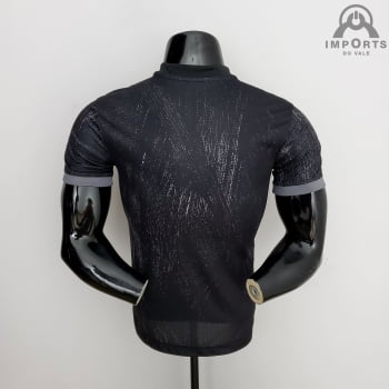 Camisa da Seleção Argentina 2022 Versão Jogador Comemorativa Black + Personalização Grátis