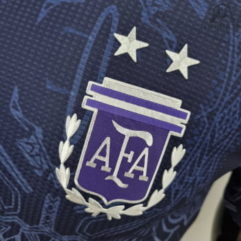 Camisa da Seleção Argentina 2022 Versão Jogador  Pantera Negra + Personalização Grátis