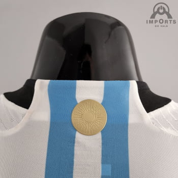 Camisa Da Seleção Argentina l 2022 Versão Jogador + Personalização Grátis