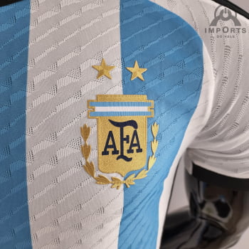 Camisa Da Seleção Argentina l 2022 Versão Jogador + Personalização Grátis
