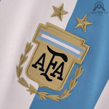 Camisa Da Seleção Argentina l 2022 Versão Torcedor + Personalização Grátis