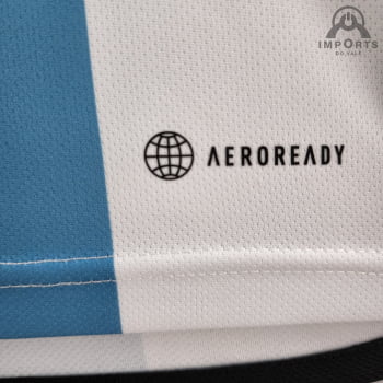 Camisa Da Seleção Argentina l 2022 Versão Torcedor + Personalização Grátis