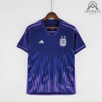 Camisa Da Seleção Argentina ll 2022 Versão Torcedor + Personalização Grátis