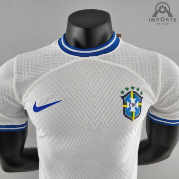 Camisa Da Seleção Brasileira 2022 Concept Versão Jogador - Branca