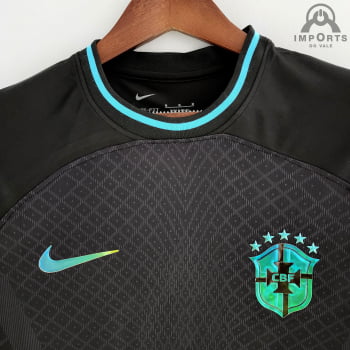 Camisa da Seleção Brasileira 2022 Versão Torcedor Ed. Concept holográfica + Personalização Grátis