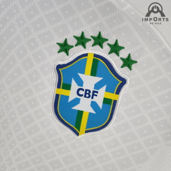 Camisa da Seleção Brasileira 2022 Ed. Especial Branca Versão Torcedor + Personalizaça2o Grátis Camisa da Seleção Brasileira 2022 Ed. Especial Branca Versão Torcedor + Personalizaça2o Grátis