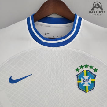 Camisa da Seleção Brasileira 2022 Ed. Especial Branca Versão Torcedor + Personalizaça2o Grátis 