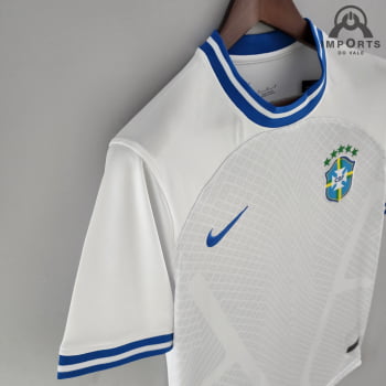 Camisa da Seleção Brasileira 2022 Ed. Especial Branca Versão Torcedor + Personalizaça2o Grátis 