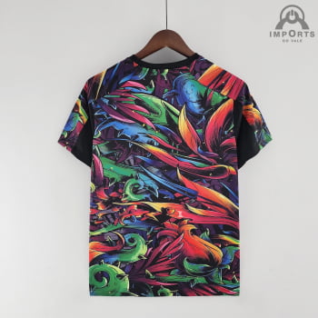 Camisa da Seleção Brasileira 2022 Edição Especial Multicolor + Personalização Grátis