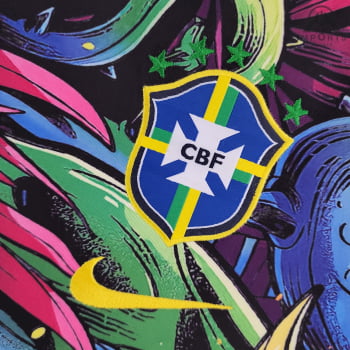 Camisa da Seleção Brasileira 2022 Edição Especial Multicolor + Personalização Grátis