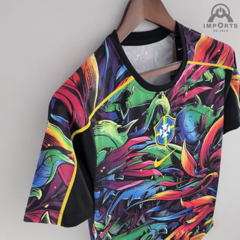 Camisa da Seleção Brasileira 2022 Edição Especial Multicolor + Personalização Grátis