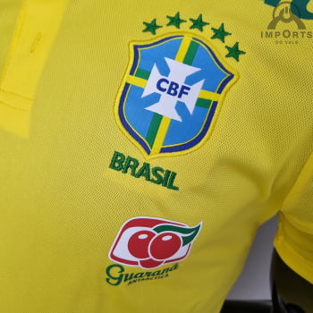 Camisa da Seleção Brasileira 2022 Low Neck  - Amarela
