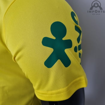Camisa da Seleção Brasileira 2022 Low Neck - Amarela