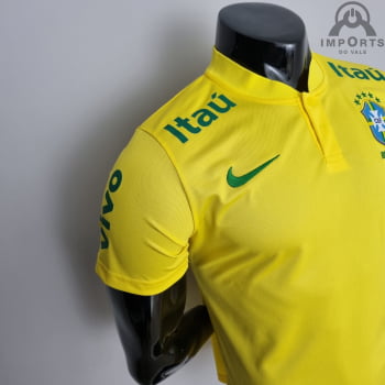 Camisa da Seleção Brasileira 2022 Low Neck - Amarela