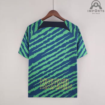 Camisa da Seleção Brasileira 2022 Versão Torcedor Pré-jogo