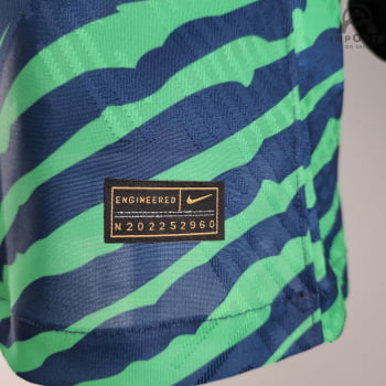 Camisa da Seleção Brasileira 2022 Versão Jogador Pré-jogo